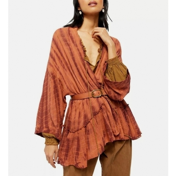 NEW! Free People Sasha Tie-Dye Kimono Jacket - Picture 12 of 12